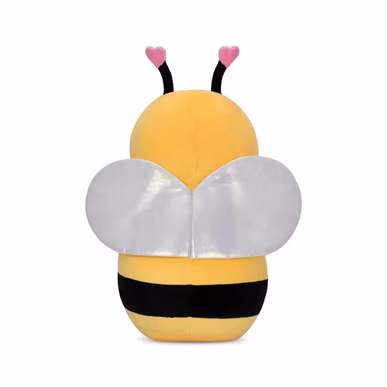Film de dessin animé abeille jaune, jouets en peluche doux, animaux en peluche