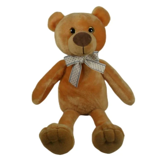 Gros personnalisé mignon 50 cm longue jambe jouets ours d'or en peluche doux animal ours d'or jouets en peluche